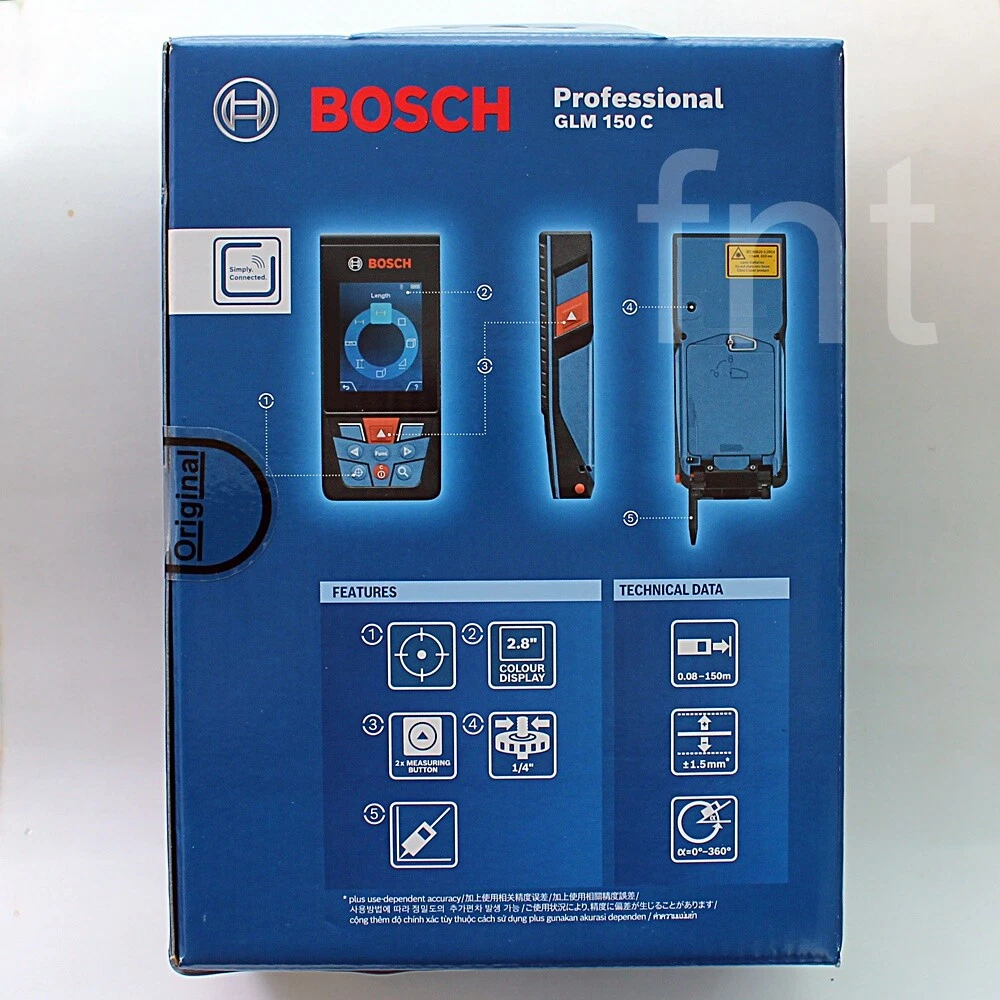 BOSCH GLM 150 C- Laser Range Finder