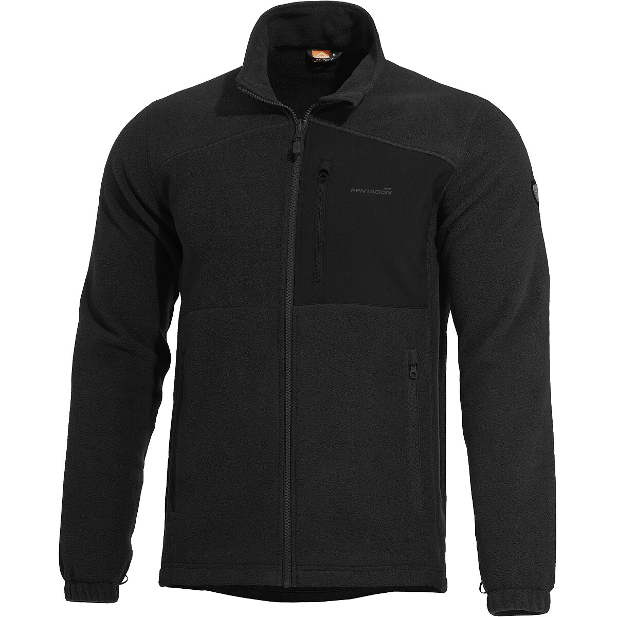 Cazadora polar Pentagon Athos 2.0 Hombre Abrigo Sudadera Suéter Negro