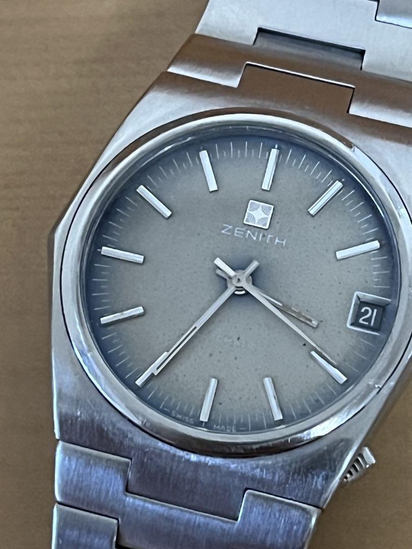 Rare Zenith Surf Hidden Crown 1980 Vintage Automatic Men's