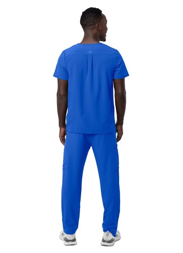 Adar Addition Scrub Set For Men - Classic V-Neck Scrub Top & Cargo Scrub Pants - Picture 30 of 91