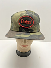 Boker Knives Knife Camo Patch Hat SnapBack New Era USA Made Cap Vintage 80s