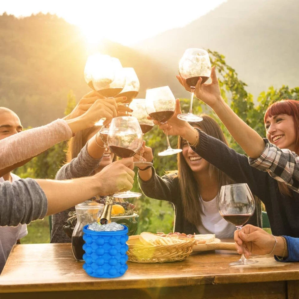 Ice Eiswürfel Eiswürfelform Eiswürfelbereiter EisMaker Silikon Küche Eisbehälter - Bild 3 von 4