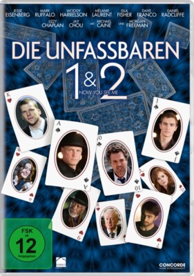 DIE UNFASSBAREN-NOW YOU SEE ME 1 & 2 - EISENBERG,JESSE/RUFFALO,MARK 2 DVD NEU