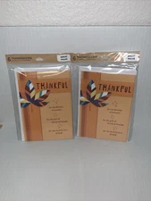 (12) Hallmark DaySpring Thanksgiving Card: Let Your Lives Overflow Colossian 2:7