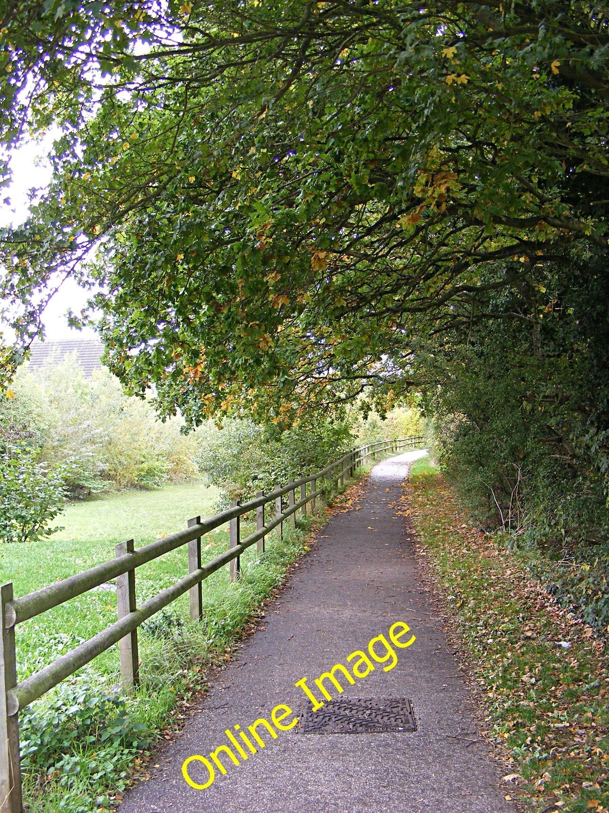 Photo 6x4 Footpath to Brook Farm Road Saxmundham c2013 eBay