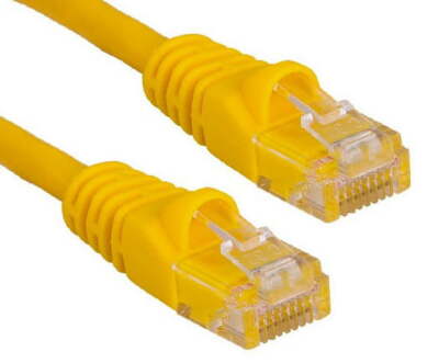 RiteAV Cat6 Network Ethernet Cable Yellow 15ft (Certified Fluke Tested)