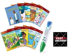 LeapFrog LeapReader  Learn-to-Read 10-Book Mega Pack  Plastic, Paper Alphabet To