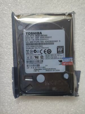 Toshiba MQ01ABD050 500GB SATA 3Gb/S 5400RPM 2.5 Inch 9.5Mm Internal Hard Drive