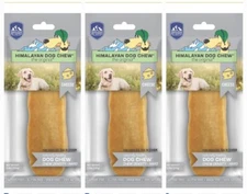 Lot of 3,Himalayan DOG CHEW EXTRA LARGE 5.3 oz All Natural Long Lasting, BB 2025