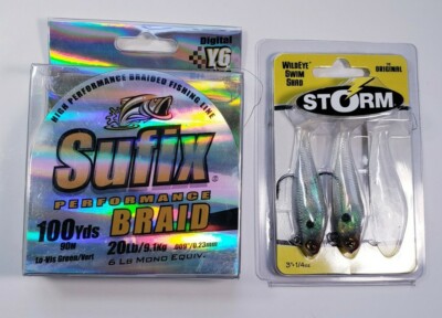 New! SUFIX 20lb 100yds Lo-Vis Green/Vert High Performance Braided Fishing  Line + | eBay
