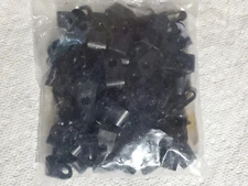 Essentra Components N-2-BK Cable Clamp, P-Type Fastener (Pack of 100)