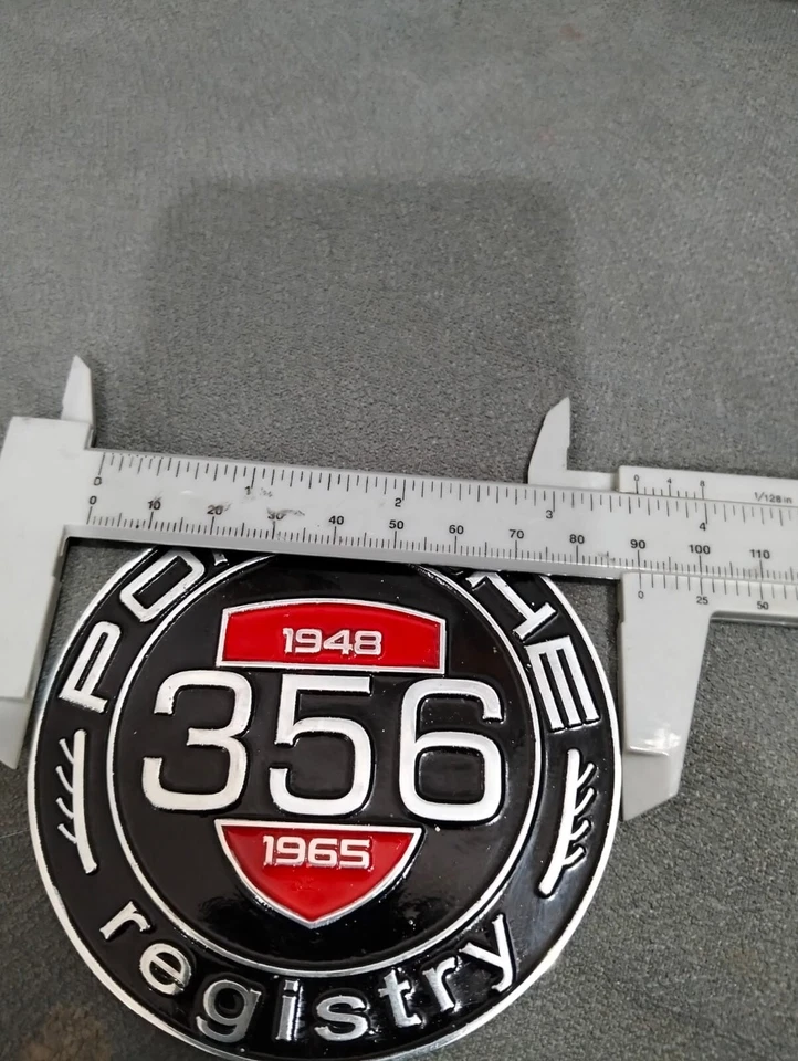 fit for PORSCHE BADGE VINTAGE EMBLEM 356/356A/356B/356C/356SC Registry 1948-1965 - Изображение 2 из 4