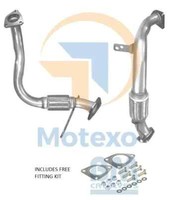 BM Catalysts BM70452 AbgaskrüMmer Front Silber Auspuffrohr Mit 2 Jahre Garantie