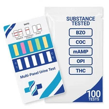 NEW Mintegrity Drug Test 5-Panel Dip Card Urine Home Kit 100-Pack #MI-WDOA-654