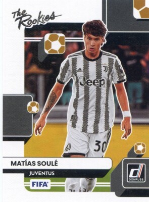 2022-23 Donruss Soccer FIFA THE ROOKIES ROOKIE SILVER PARALLELMATIAS SOULE NO.21