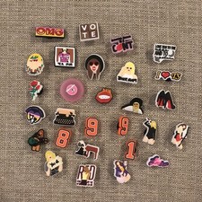 Crocs Charms Jibbitz Adult Rocker Chick Singer Random 28 Pieces New