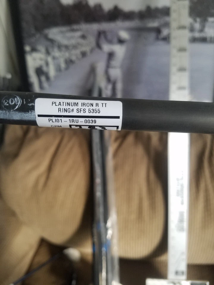 Nueva varilla de hierro Penley Steel Flight Platinum rígida flexible grafito... punta cónica .355 Foto 4 de 4