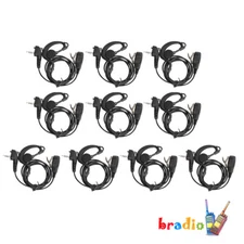 10x Earhook Earloop Earpiece For VX429 VX231 VX261 VX351   VX410 VX210  radio