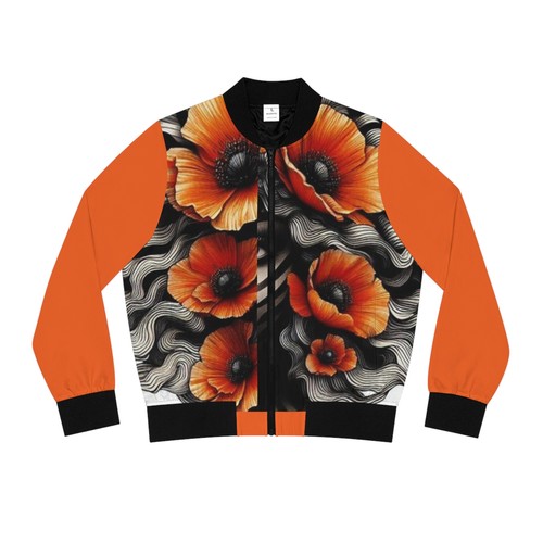 Zebra Fantasy Damen Bomberjacke (AOP) #ZF10 - Bild 2 von 5