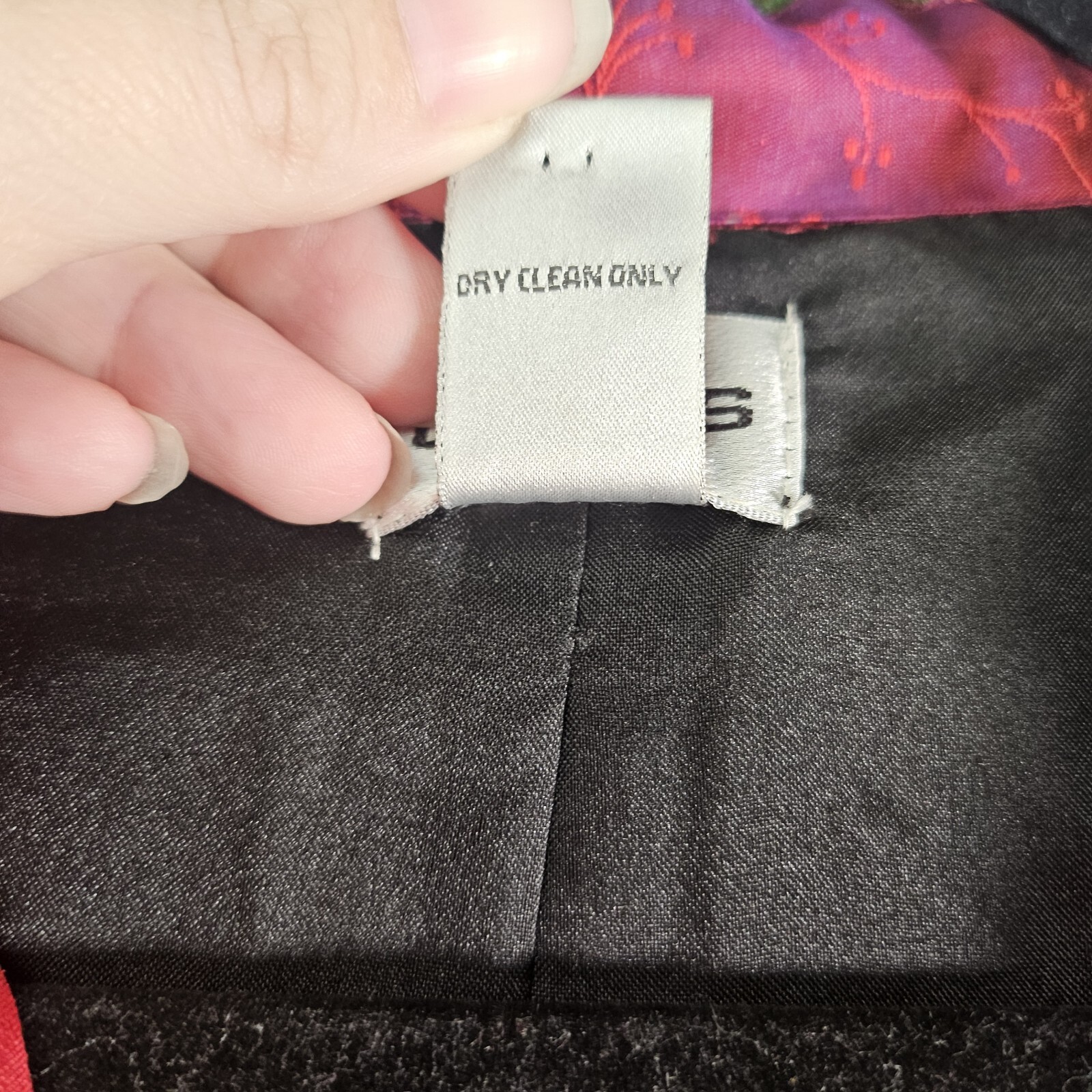 Chico's Patchwork Jacket Womens 2 Embellished Lin… - image 4