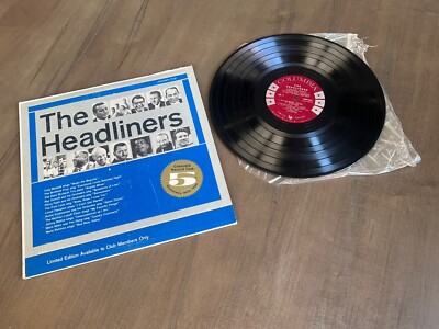 The Headliners Columbia Record Club 5th Anniversary Vinyl LP GB-7, Near Mint