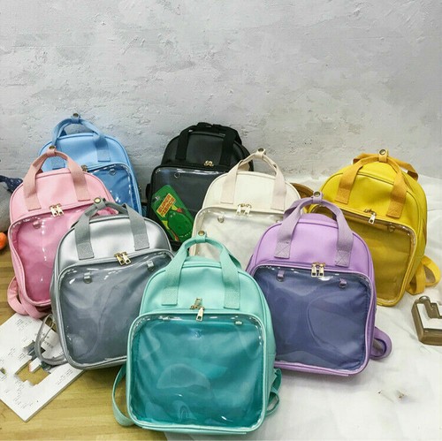 Cute Lolita Girls Ita Bag Transparent 