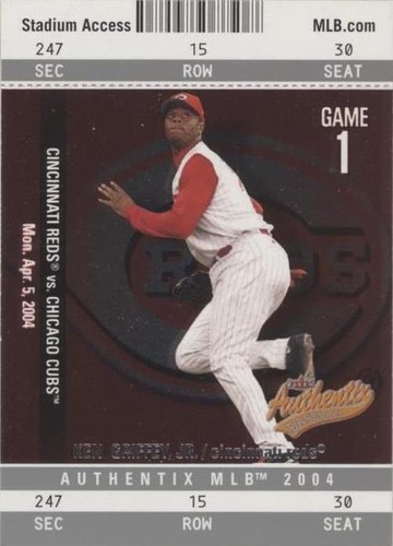 Ken Griffey Jr. 2004 Fleer Tradition Authentix MLB | eBay