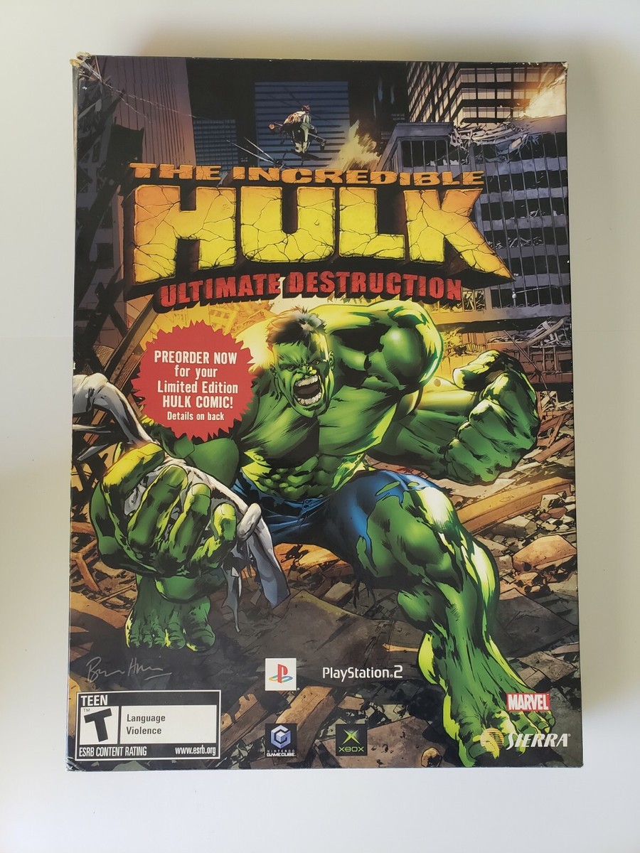 The Incredible Hulk Ultimate Destruction Promotional Box The Incredible Hulk Ultimate Destruction Promotional Box
