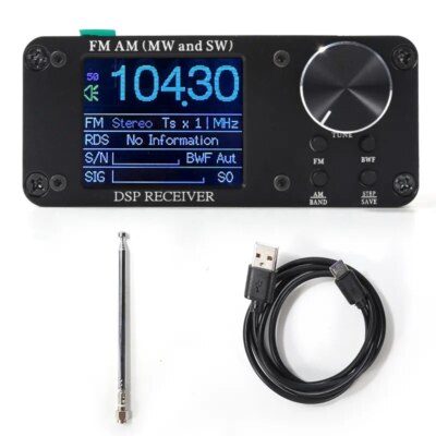Si4732 ATS-80 Portable Shortwave Radio FM AM (MW SW) SDR Radio Receiver ...