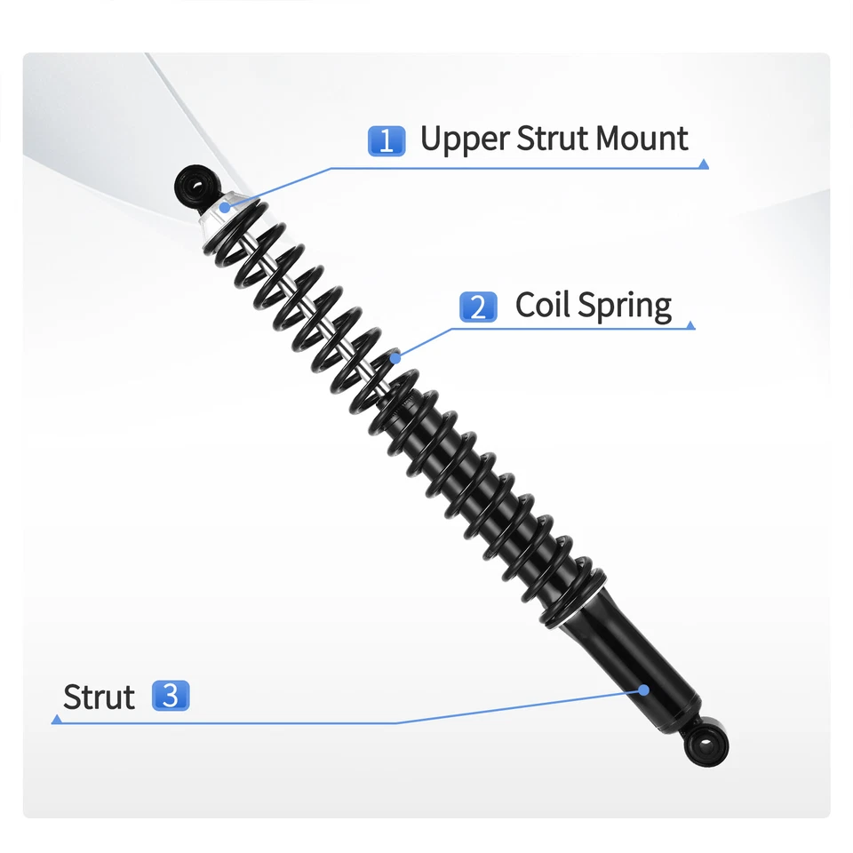 4WD Rear Loaded Shocks Struts w/ Springs For 2009-2012 2013 2014 Ford F-150 F150 Foto 2 de 4