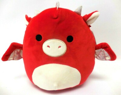 Squishmallow Plush Doll, Baiden the Red Dragon KellyToy 8