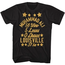 Muhammad Ali Goat 56 Wins 5 Loses 37 by KO Louisville Boxing Men's T Shirt