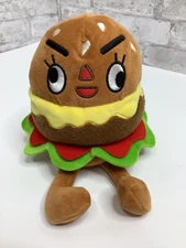 Gund Toca Life Stories Silly Burger Plush Toy Toca Boca World Rare 7” Stuffed