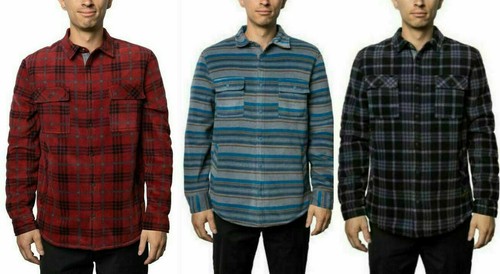 Voyager Men's Polar Fleece Shirt Jacket 