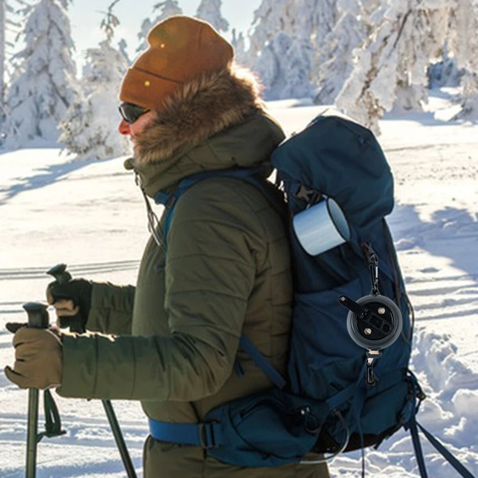 Treestand Retractable Bow Hoist Rope 33FT Bow & Gear Hoist for Hunting 4MM Thick - Image 2 of 4