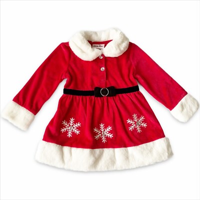 red christmas dress infant Baby Girl Birthday Princess Dress Baby Dress The top of dress is made of quality satin (crepe) The lining of dress is 100% Crochet Christmas Baby Dress: Red