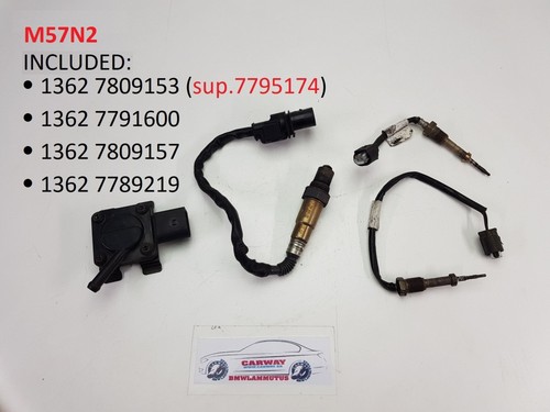 ✅ Diesel-Partikelfilter Sensoren Satz/Set E90 M57N2 N57 170 And 180kw 7809153