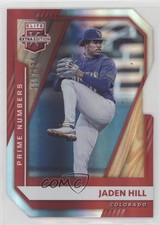 2021 Panini Elite Extra Edition Prime Numbers A Die-Cut /134 Jaden Hill #44 0b43