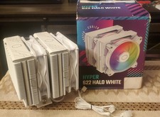 USED Cooler Master Hyper 622 Halo White Dual ...