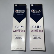 Crest Pro Health Gum and Whitening Toothpaste, two tubes, Expiration March 2028