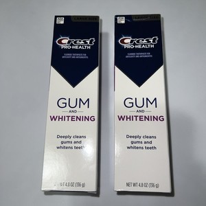 Crest Pro Health Gum and Whitening Toothpaste, two tubes, Expiration March 2028