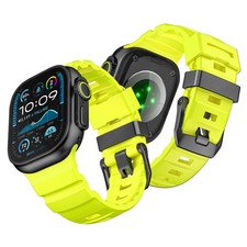 Fluorescence Silicone Strap for Apple Watch Ultra3 49mm SE 11 10 9 87 Sport Band