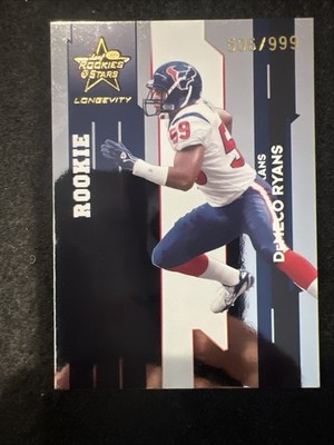 2006 Leaf Rookies & Stars Longevity - Rookie DeMeco Ryans #161 /999 (RC)