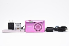 Nikon COOLPIX S3700 Pink 20.1MP 8x Optical Zoom Compact NEAR MINT from Japan