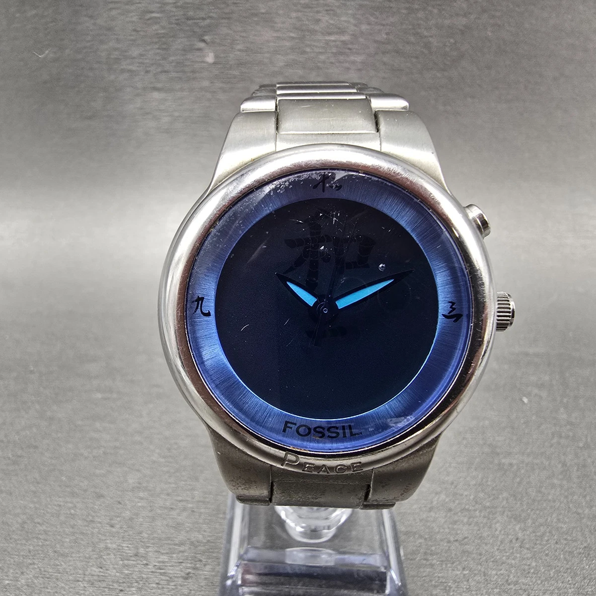 Fossil Big Tic Silver Wristwatches for sale | eBay