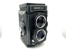 Reuve(Seagull) 6x6 TLR mit Haiou SA-85 75mm 1:3.5 Zwei&auml;ugige Analogkamera