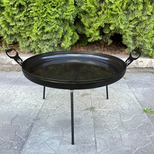 Padella fuoco da campeggio 50 cm da disco erpice senza coperchio 16", fornello padella da campeggio