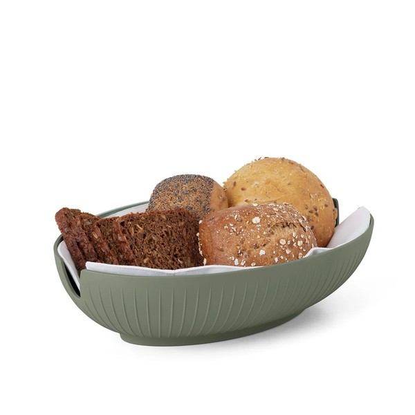 KäHler Design - Brotkorb HammershøI OlivgrüN BrotköRbchen Aus Kunststoff Matt-image