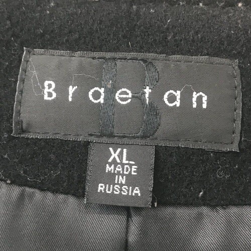 giacca rossa vintage Y2K Braetan 100% lana full zip taglia XL - Foto 2 di 3