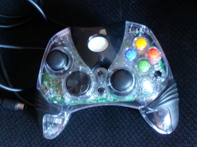 PDP Afterglow Pro Xbox Controller PL-2045 Wired Transparent Clear Black OF6